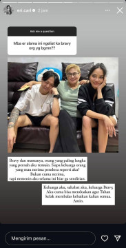 Erika Carlina Bersama DJ Bravy dan Ibunya (instagram/@eri.carl)